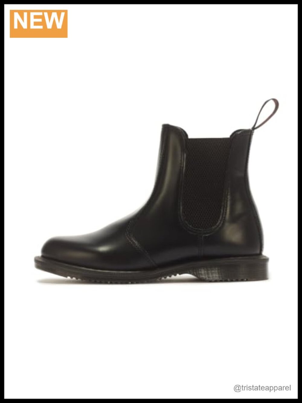 Polished Leather Chelsea Boot Ankle Bootie Comfortable